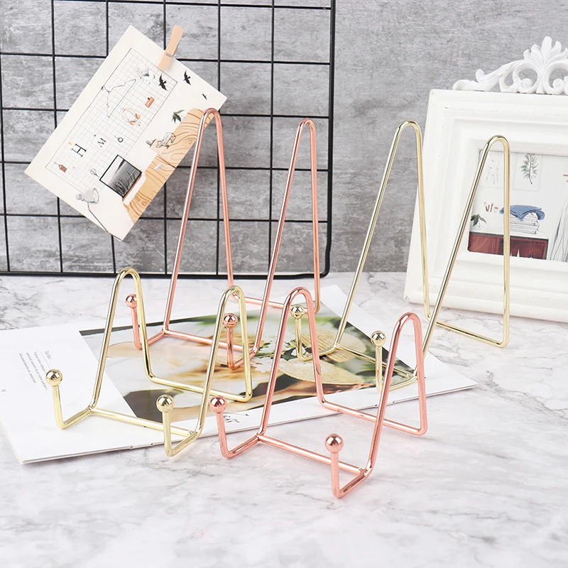 1Pack Gold Iron Easel Plate Holder Display Stands Metal Frame Holder Stands for Picture Frames,Book,Decorative Plates and Art
1Pack Gold Iron Easel Plate Holder Display Stands Metal Frame Holder Stands for Picture Frames,Book,Decorative Plates and Art