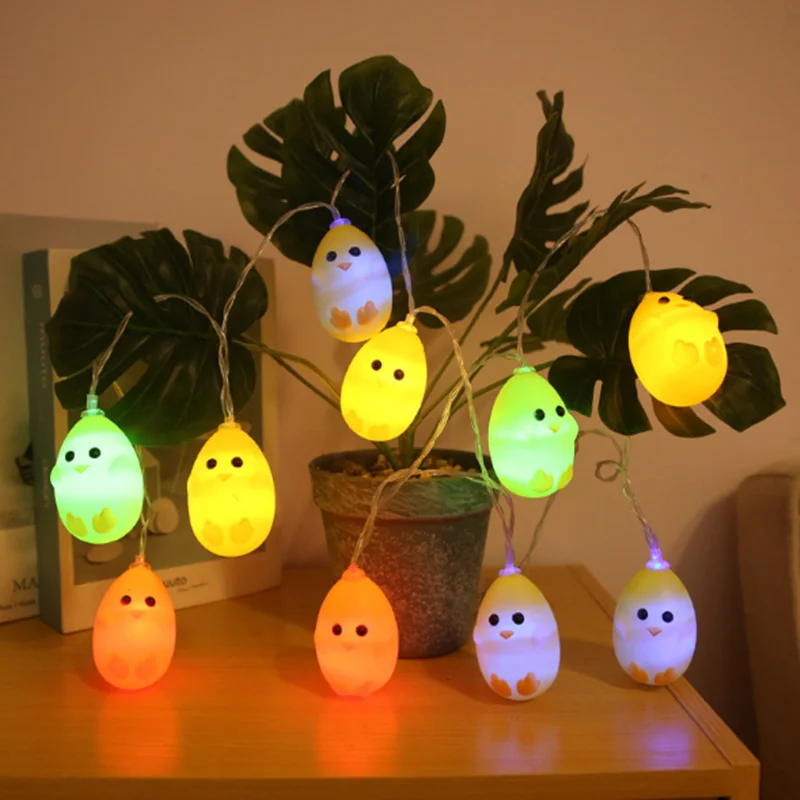 1.5M 10LED Easter Chicks LED String Light Garland Eggs Chicken Lamp Happy Easter Party Decoration for Home Kids Bedroom 2022
1.5M 10LED Easter Chicks LED String Light Garland Eggs Chicken Lamp Happy Easter Party Decoration for Home Kids Bedroom 2022