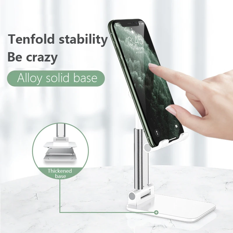 Adjustable Desktop Stand Angle Height Phone Holder Stand Taller iPhone Mount for All Mobile Phones Switch iPad Tablet(4-10 inch)
Adjustable Desktop Stand Angle Height Phone Holder Stand Taller iPhone Mount for All Mobile Phones Switch iPad Tablet(4-10 inch)