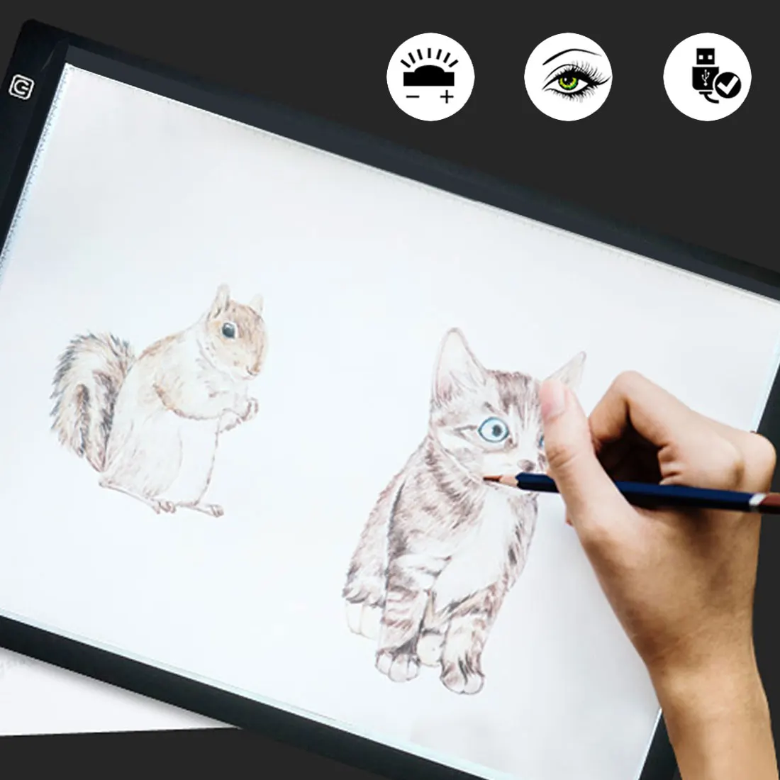 A3 A4 A5 LED Drawing Tablet LED Light Pad A4 Digital Graphics Pad USB Copy Board Electronic Art Graphic Painting Writing Table
A3 A4 A5 LED Drawing Tablet LED Light Pad A4 Digital Graphics Pad USB Copy Board Electronic Art Graphic Painting Writing Table