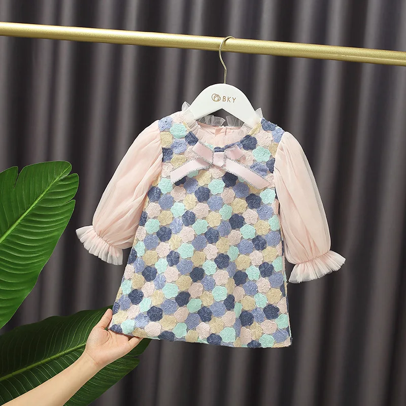 2021 Korean Version Of The Pink Princess Dress Baby Girl Mesh Long-Sleeved Color Sweet A-Line Skirt
2021 Korean Version Of The Pink Princess Dress Baby Girl Mesh Long-Sleeved Color Sweet A-Line Skirt