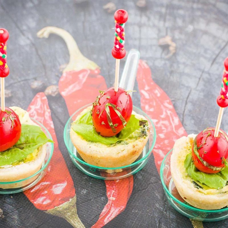 Promotion - 20/Pack, Home Party Wedding Disposable Tableware Supplies, 100*50mm Transparent Green Mini Sauce Pan
Promotion - 20/Pack, Home Party Wedding Disposable Tableware Supplies, 100*50mm Transparent Green Mini Sauce Pan