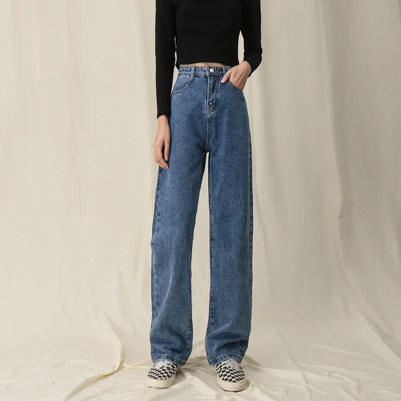 CGC Spring Autumn Vintage High Waist Jeans Woman Casual Loose Straight Pants Mom Jeans Female Washed Boyfriend Jeans Trousers
CGC Spring Autumn Vintage High Waist Jeans Woman Casual Loose Straight Pants Mom Jeans Female Washed Boyfriend Jeans Trousers