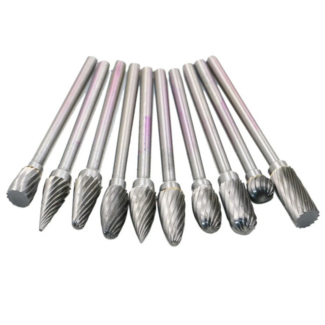 10 Pcs/set 6mm Tungsten Carbide Double Cut Rotary Point Burr 1/8" Shank Fit Rotary Tools Die Grinder Shank Rotary Burr Tools Hot
10 Pcs/set 6mm Tungsten Carbide Double Cut Rotary Point Burr 1/8" Shank Fit Rotary Tools Die Grinder Shank Rotary Burr Tools Hot