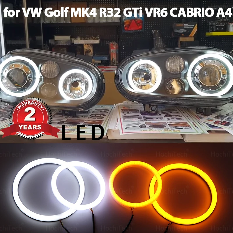 For Volkswagen VW Golf MK4 R32 GTi VR6 CABRIO A4 98-04 White Yellow Dual White Cotton LED Angel Eyes Kit Halo Ring Turn Light
For Volkswagen VW Golf MK4 R32 GTi VR6 CABRIO A4 98-04 White Yellow Dual White Cotton LED Angel Eyes Kit Halo Ring Turn Light