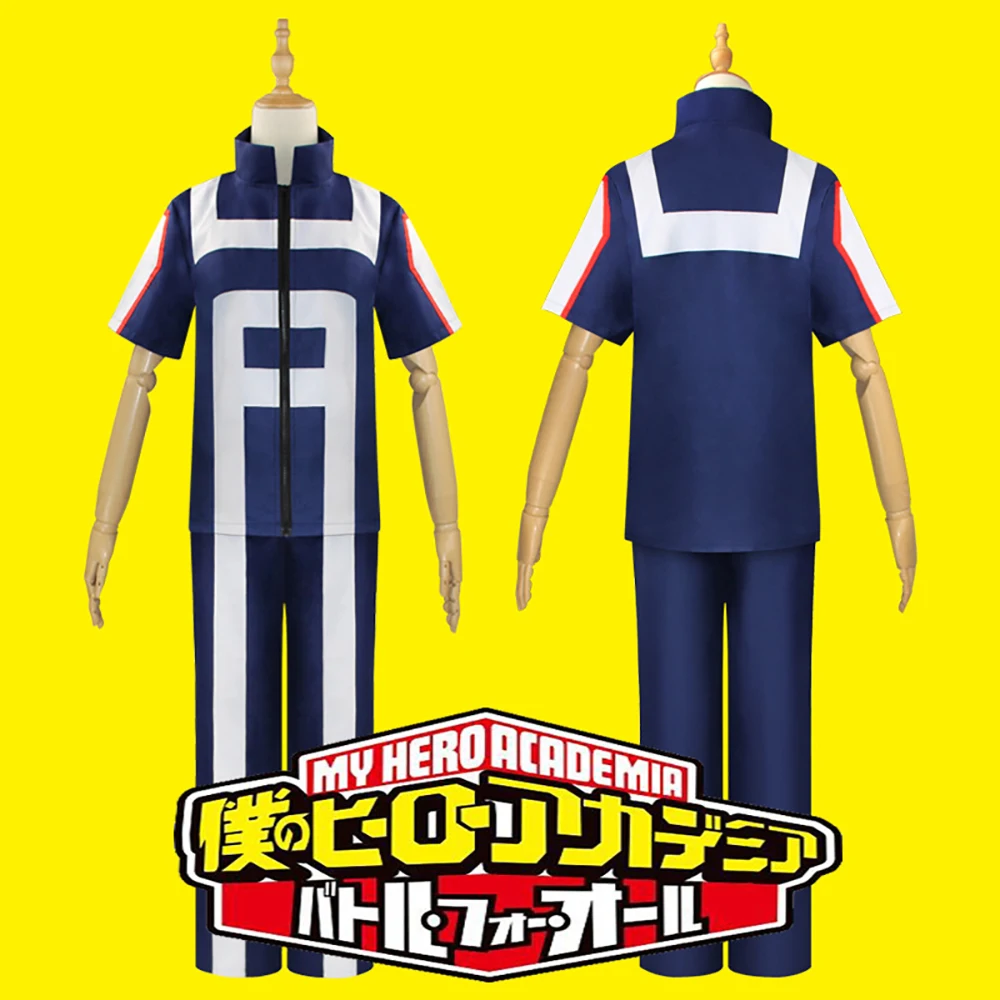Anime My Hero Academia Boku No Hero Cosplay Costume Izuku Midoriya Todoroki Shouto School Uniform Gym Sport Suit Tshirt Pants
Anime My Hero Academia Boku No Hero Cosplay Costume Izuku Midoriya Todoroki Shouto School Uniform Gym Sport Suit Tshirt Pants