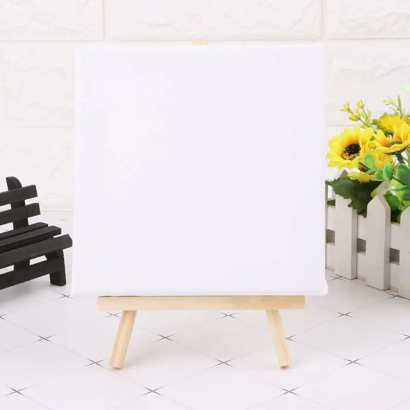 Mini Canvas And Natural Wood Easel Set For Art Painting Drawing Craft Wedding Supply 4X7E 
Mini Canvas And Natural Wood Easel Set For Art Painting Drawing Craft Wedding Supply 4X7E