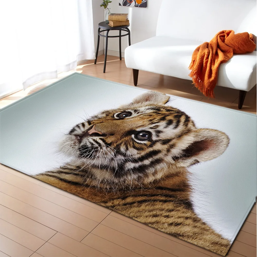 Cartoon Animal 3D Tiger Carpet Soft Flannel Sofa Bedroom Area Rug Kids Play Mat Decor Parlor Rug Carpets for Home Living Room
Cartoon Animal 3D Tiger Carpet Soft Flannel Sofa Bedroom Area Rug Kids Play Mat Decor Parlor Rug Carpets for Home Living Room