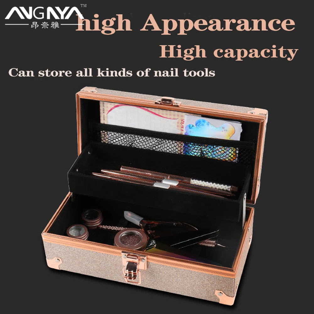 Шкатулка для косметики из сплава цвета розового золота, водонепроницаемый двухслойный органайзер для маникюра большой вместимости, Сумочк...
Шкатулка для косметики из сплава цвета розового золота, водонепроницаемый двухслойный органайзер для маникюра большой вместимости, Сумочк...
