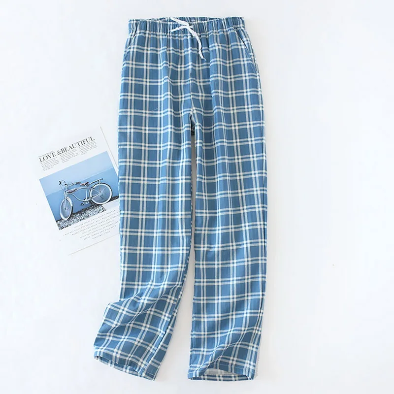 Men's Cotton Sleep Trousers Plaid Knitted Sleep Pants Mens Pajamas Pants Bottoms Sleepwear Pajama Short Pijama Hombre
Men's Cotton Sleep Trousers Plaid Knitted Sleep Pants Mens Pajamas Pants Bottoms Sleepwear Pajama Short Pijama Hombre
