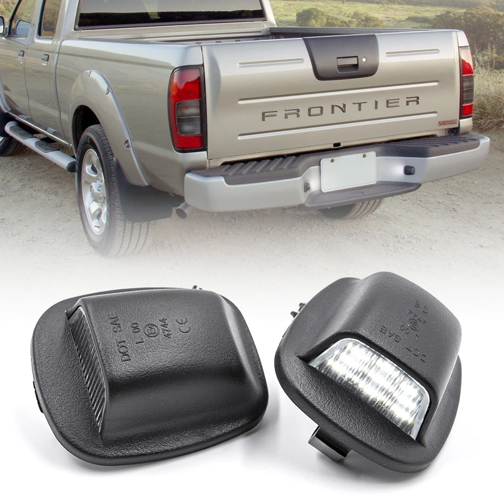 2Pc LED License Number Plate Light For Nissan Xterra(Roniz)WD22 1999-2004 For Frontier Navara NP300 D22 1998-2004
2Pc LED License Number Plate Light For Nissan Xterra(Roniz)WD22 1999-2004 For Frontier Navara NP300 D22 1998-2004