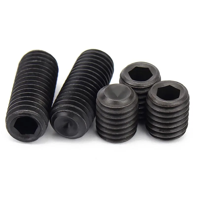 10/50pcs DIN916 Black Grade 12.9 Alloy Steel Hexagon Socket Allen Cup Point Grub Set Screw Bolt M1.6 M2 M2.5 M3 M3.5 M4 M5 M6 M8
10/50pcs DIN916 Black Grade 12.9 Alloy Steel Hexagon Socket Allen Cup Point Grub Set Screw Bolt M1.6 M2 M2.5 M3 M3.5 M4 M5 M6 M8
