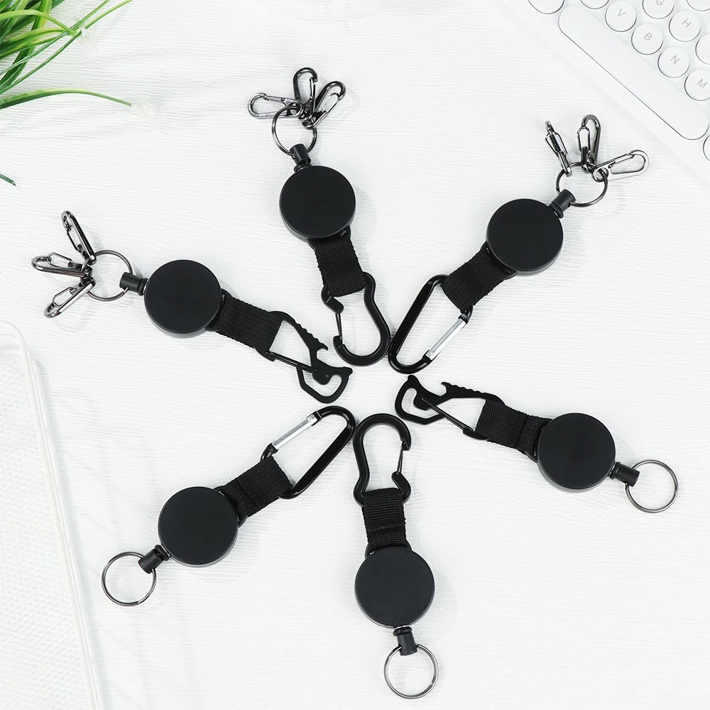 Multi-functional Retractable Badge Reel Clips Key Ring ID Card Badge Holder High Elasticity Wire Rope Elastic Keychain
Multi-functional Retractable Badge Reel Clips Key Ring ID Card Badge Holder High Elasticity Wire Rope Elastic Keychain