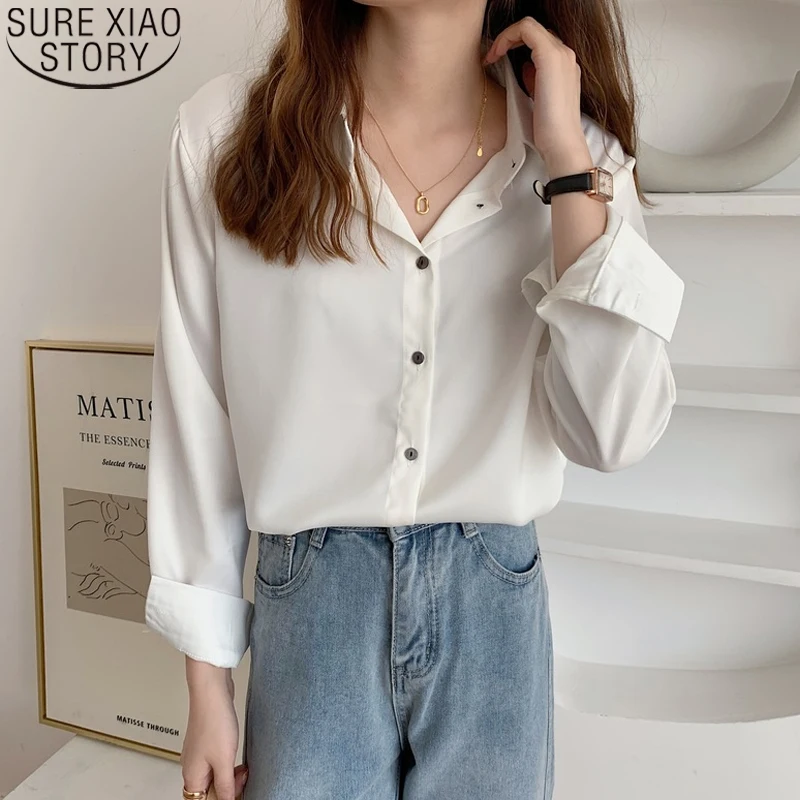 2021 Spring Vintage Long Sleeve White Blouse Women Chiffon Shirt Office Lady Hong Kong Style Shirt Loose Blouse Plus Size 13167
2021 Spring Vintage Long Sleeve White Blouse Women Chiffon Shirt Office Lady Hong Kong Style Shirt Loose Blouse Plus Size 13167