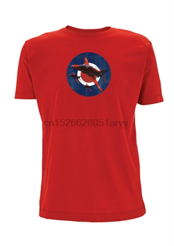 Красные Стрелы заклепки круглые стрелки T футболка MOD Plane Air Show Jet | Мужская одежда
