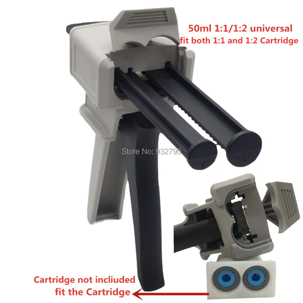 1:1/1:2/2:1 Mix Ratio 50ml Manual Epoxy Applicator Gun AB Glue Acrylic Adhesive Dual Component Dispensing Gun Caulking Gun
1:1/1:2/2:1 Mix Ratio 50ml Manual Epoxy Applicator Gun AB Glue Acrylic Adhesive Dual Component Dispensing Gun Caulking Gun