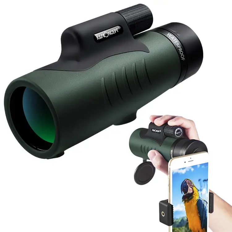 12*50 binoculars K&F Concept waterproof outdoor monocular telescope with phone holder
12*50 binoculars K&F Concept waterproof outdoor monocular telescope with phone holder