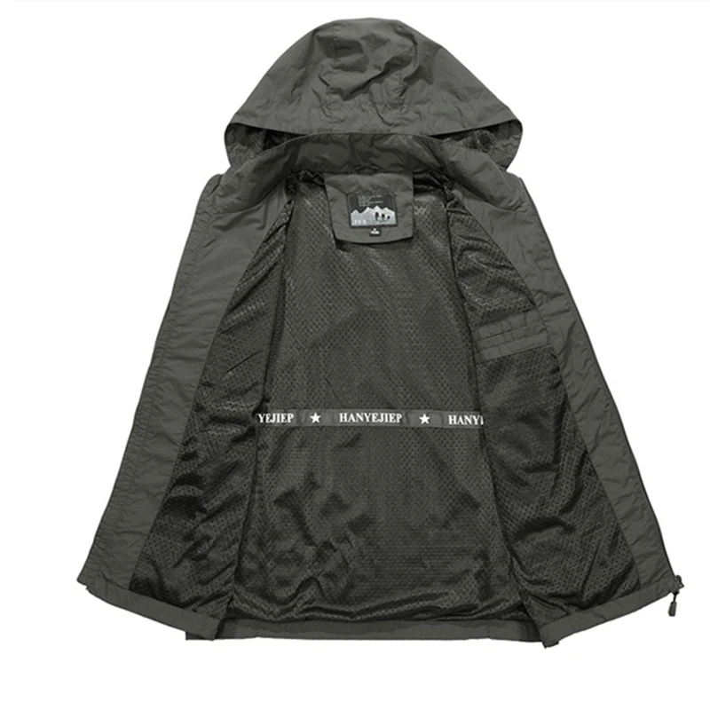 Nice Autumn Men's Windbreaker Jackets Waterproof Military Hooded Water Proof Wind Breaker Casual Coat Male Clothing Jackets Men
Nice Autumn Men's Windbreaker Jackets Waterproof Military Hooded Water Proof Wind Breaker Casual Coat Male Clothing Jackets Men