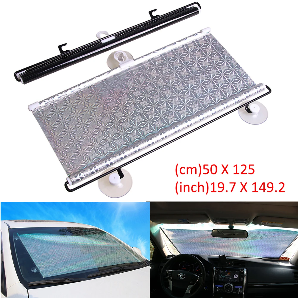 1Pcs Retractable Car Front Window Sunshades PVC Auto Windows Sun Shade Anti-UV Protection Sun Visor Purchasing For Car In Stock
1Pcs Retractable Car Front Window Sunshades PVC Auto Windows Sun Shade Anti-UV Protection Sun Visor Purchasing For Car In Stock