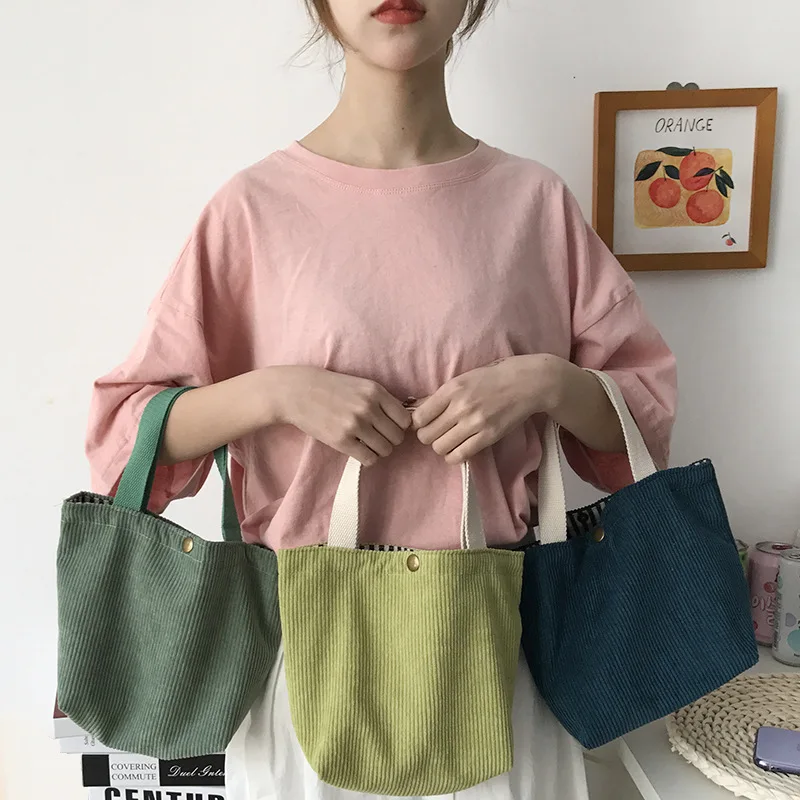 Mini Bags for Women 2021 Corduroy HandBags Reusable Lunch Bags Casual Tote Female Handbag for A Certain Number of Dropshipping
Mini Bags for Women 2021 Corduroy HandBags Reusable Lunch Bags Casual Tote Female Handbag for A Certain Number of Dropshipping