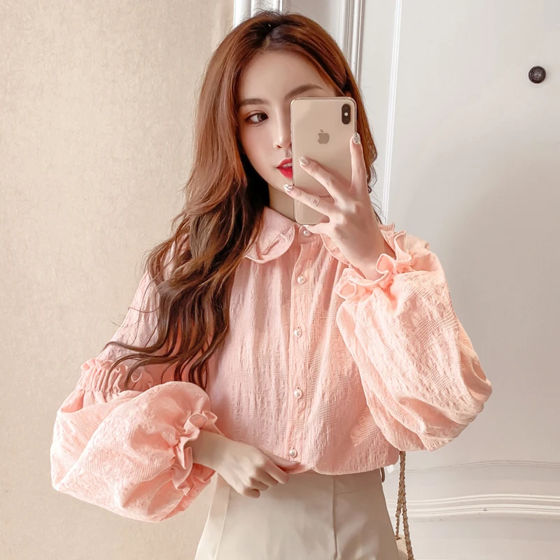2021 Autumn New Style Women's Fashion Western Style Bubble Sleeve Sweet Super Fairy Sweet Design Niche Shirt
2021 Autumn New Style Women's Fashion Western Style Bubble Sleeve Sweet Super Fairy Sweet Design Niche Shirt