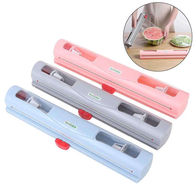 Food Wrap Dispenser Cutter Kitchen Tool Foil Cling Film Wrap Dispenser Plastic Sharp Cutter Storage Holder Kitchen Tool
Food Wrap Dispenser Cutter Kitchen Tool Foil Cling Film Wrap Dispenser Plastic Sharp Cutter Storage Holder Kitchen Tool