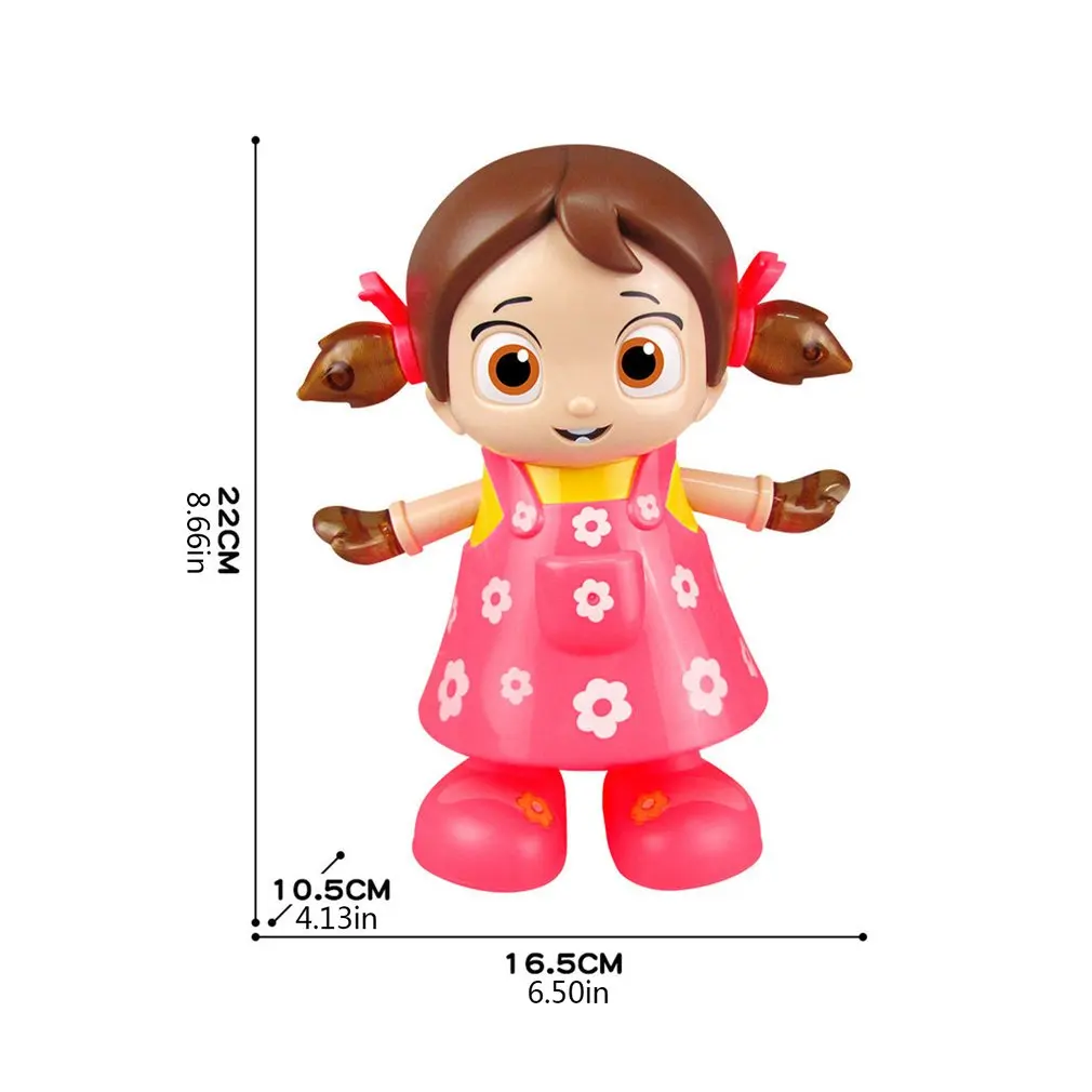 Electric Luminous Music Dancing Little Girl Toy Musical Doll With Light Children's Early Educational Toy Intellectual Toy
Electric Luminous Music Dancing Little Girl Toy Musical Doll With Light Children's Early Educational Toy Intellectual Toy