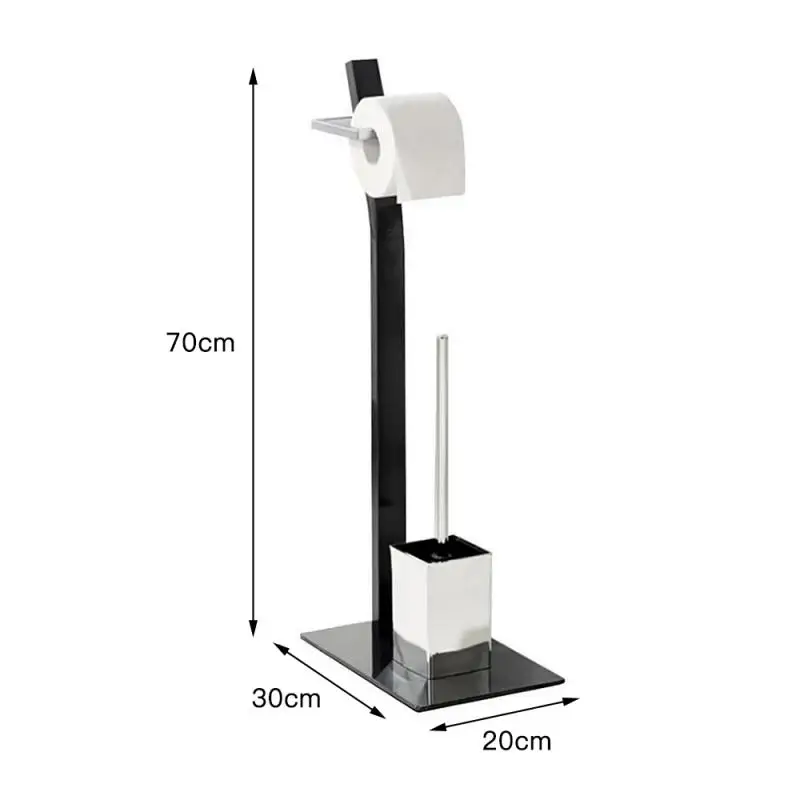 Stainless Steel Toilet Paper Toilet Brush Holder Bathroom WC Standing Paper Towel Roll Shelf Accessories For Bathroom Black HWC
Stainless Steel Toilet Paper Toilet Brush Holder Bathroom WC Standing Paper Towel Roll Shelf Accessories For Bathroom Black HWC