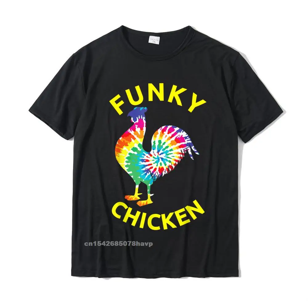 

CHICKEN SHIRT FUNKY RETRO TIE DYE 70S VINTAGE CLASSIC GIFT T-Shirt Hip Hop Top T-Shirts For Men Cotton Tops Shirt Casual Newest