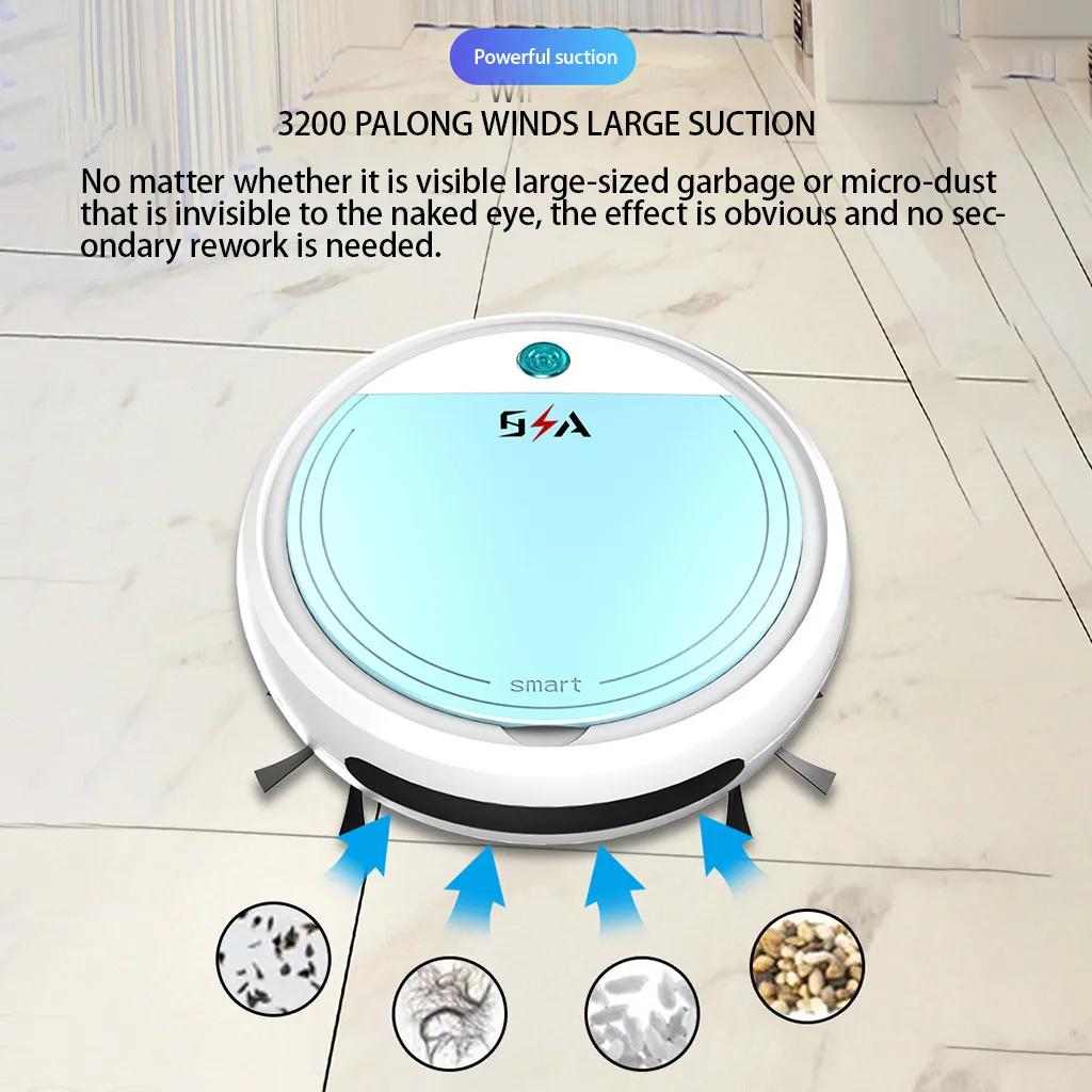 New A1 3-in-1 Smart Home Sweeper Ultra-quiet Smart Sweeping Robot Vacuum Cleaner Floor Edge Dust Clean Auto Suction Sweeper
New A1 3-in-1 Smart Home Sweeper Ultra-quiet Smart Sweeping Robot Vacuum Cleaner Floor Edge Dust Clean Auto Suction Sweeper