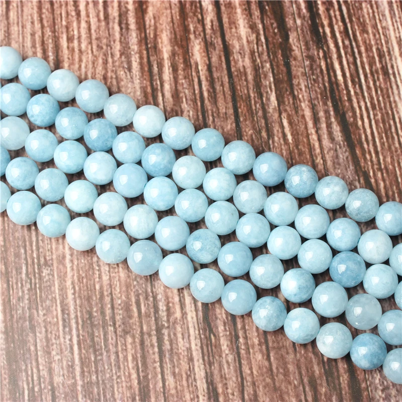 Hot Sale Natural Stone Aquamarine Dark Beads 15.5" Pick Size: 4 6 8 10 mm fit Diy Charms Beads Jewelry Making Accessories
Hot Sale Natural Stone Aquamarine Dark Beads 15.5" Pick Size: 4 6 8 10 mm fit Diy Charms Beads Jewelry Making Accessories