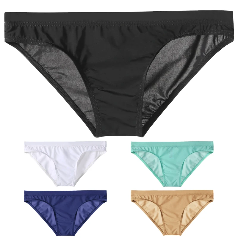 Men's Sexy Underwear Low Waist Ice Silk Men Briefs Translucent Bikini Skinny Breathable Briefs Man Srting Man Underpants
Men's Sexy Underwear Low Waist Ice Silk Men Briefs Translucent Bikini Skinny Breathable Briefs Man Srting Man Underpants