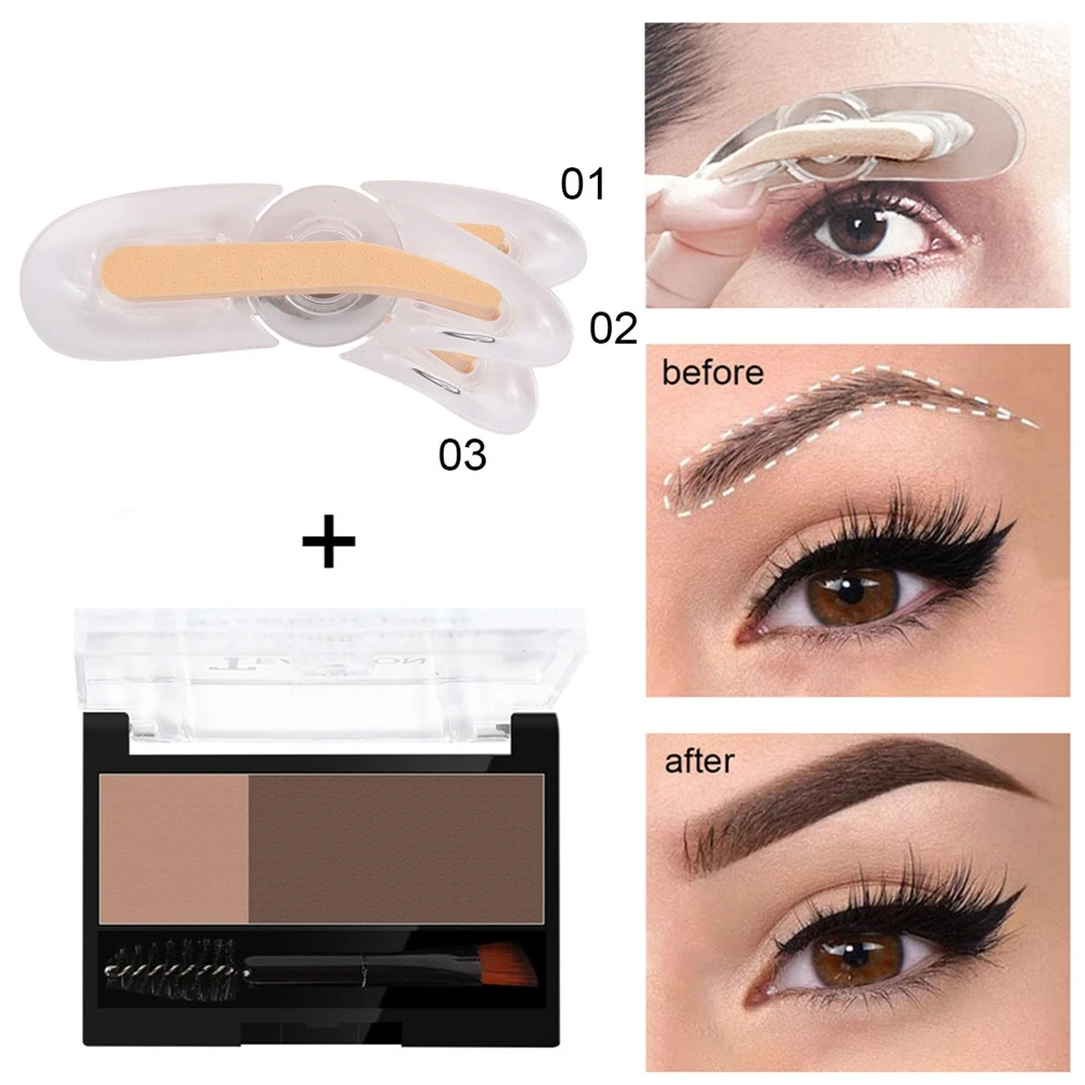 Two-color Eyebrow Powder Makeup Palette Natural Brown Eye Brow Enhancers 3D Eye Brows Shadow Cake Beauty Kit with Brush
Two-color Eyebrow Powder Makeup Palette Natural Brown Eye Brow Enhancers 3D Eye Brows Shadow Cake Beauty Kit with Brush