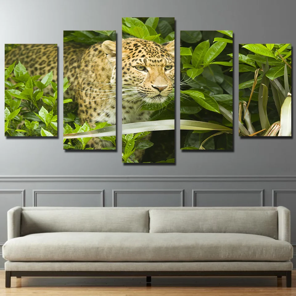 HD Printed Canvas Poster Framework Home Decoration 5 Pieces Animal Leopard for Living Room Wall Art Painting Modular Pictures
HD Printed Canvas Poster Framework Home Decoration 5 Pieces Animal Leopard for Living Room Wall Art Painting Modular Pictures