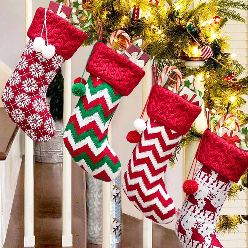 Рождественские чулки, вязаные шерстяные чулки, рождественский подарок, подвесной подарок, конфетные игрушки, 3D украшения для вечеринки, Рож...
Рождественские чулки, вязаные шерстяные чулки, рождественский подарок, подвесной подарок, конфетные игрушки, 3D украшения для вечеринки, Рож...