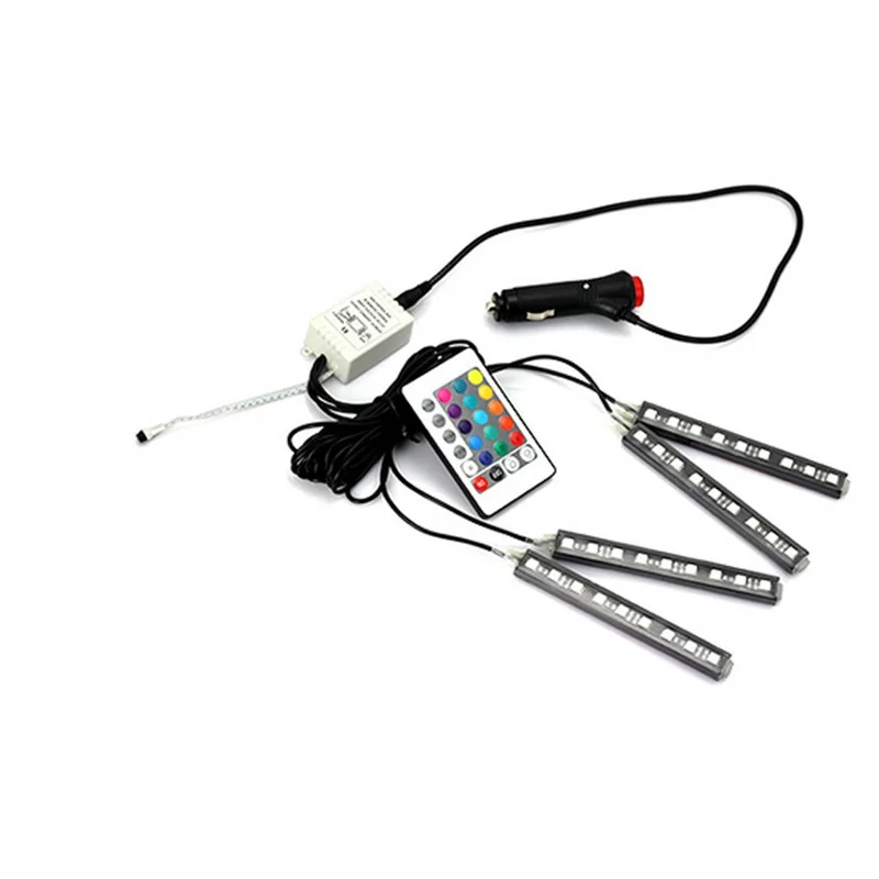 Auto Atmosphere Strip Light 36/48/72 LED Wireless Voice Remote Control Foot Lamps Auto Decorative LED RGB Atmosphere Lights
Auto Atmosphere Strip Light 36/48/72 LED Wireless Voice Remote Control Foot Lamps Auto Decorative LED RGB Atmosphere Lights