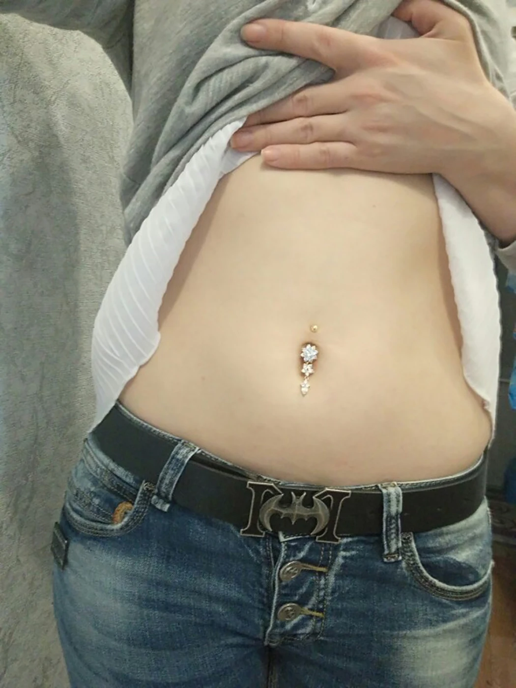 New Fashion Sexy Navel Ring Piercing Navel Nail Body Jewelry Flower Pendant Crystal Belly Button Rings for Women Girls Jewelry
New Fashion Sexy Navel Ring Piercing Navel Nail Body Jewelry Flower Pendant Crystal Belly Button Rings for Women Girls Jewelry