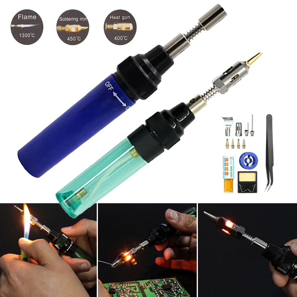 13pcs 1300°c Celsius Butane Gas Welding Soldering Irons Gas Butane Welding Burner Blow Torch Cordless Butane Tip Accessories
13pcs 1300°c Celsius Butane Gas Welding Soldering Irons Gas Butane Welding Burner Blow Torch Cordless Butane Tip Accessories