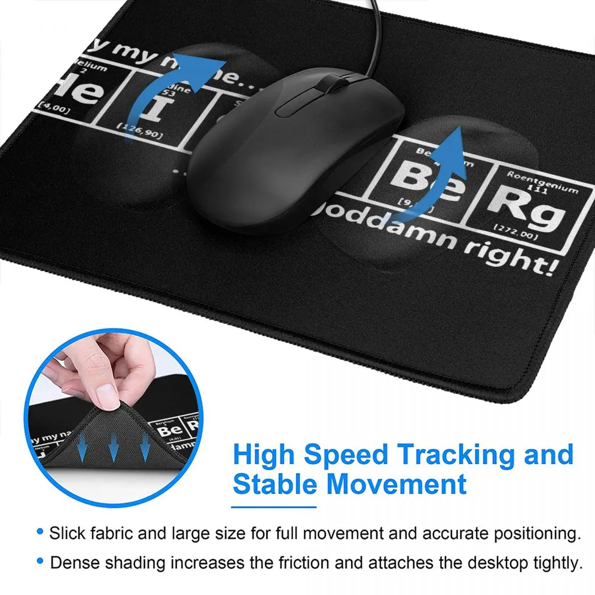 Breaking Bad Heisenberg Periodic Table Cool Mouse Pad Antislip Mouse Mats Natural Rubber Computer Keyboard Desk Pad
Breaking Bad Heisenberg Periodic Table Cool Mouse Pad Antislip Mouse Mats Natural Rubber Computer Keyboard Desk Pad
