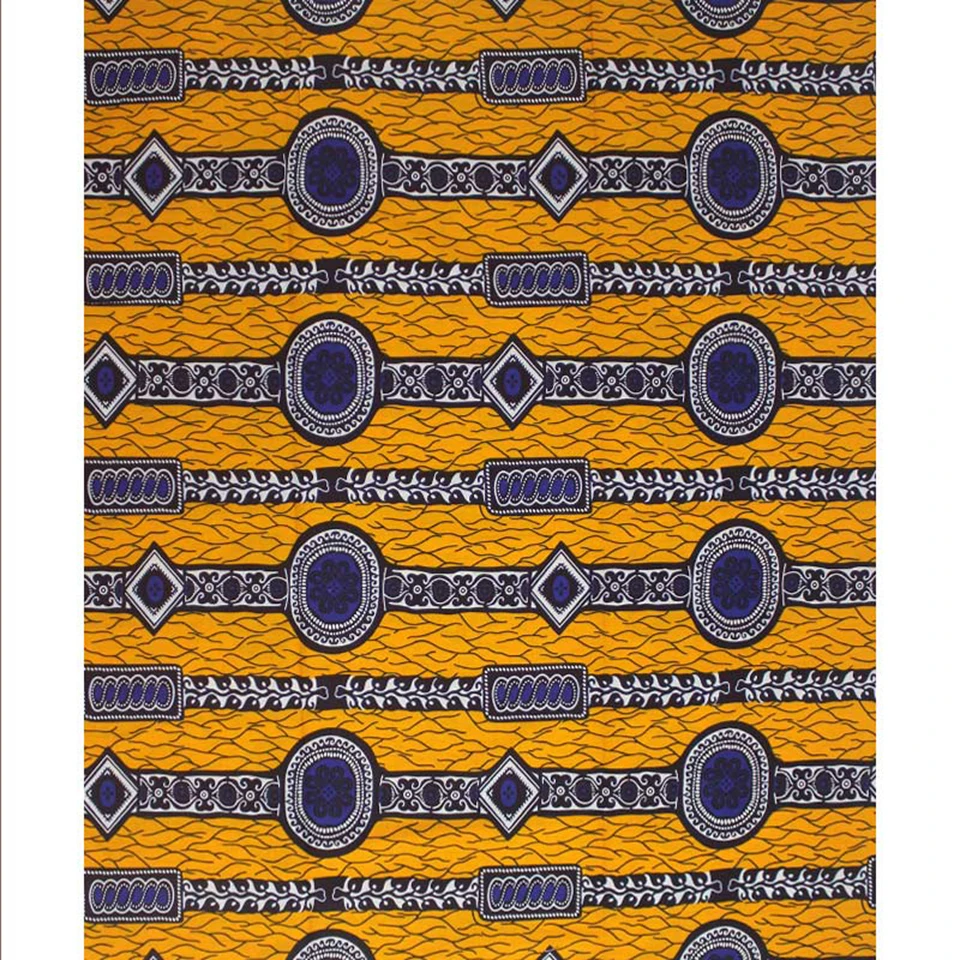 Latest African Fabric Ankara Wax Textile/Kitenge/Pagnes for African dress 100% Cotton 6 yards Y-435
Latest African Fabric Ankara Wax Textile/Kitenge/Pagnes for African dress 100% Cotton 6 yards Y-435