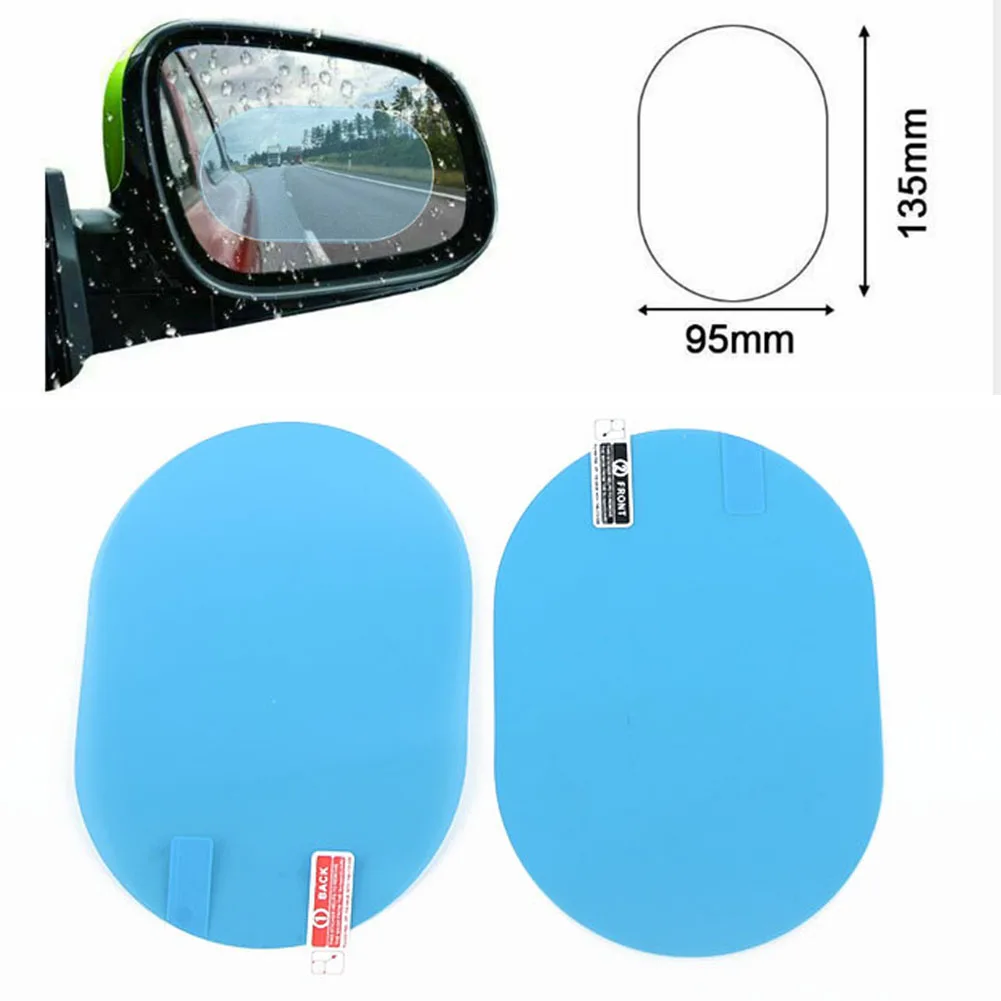 2pcs Rainproof Car Rearview Mirror Sticker Anti-Fog Protective Film Rain Shield Oval Mirror Protector Films
2pcs Rainproof Car Rearview Mirror Sticker Anti-Fog Protective Film Rain Shield Oval Mirror Protector Films