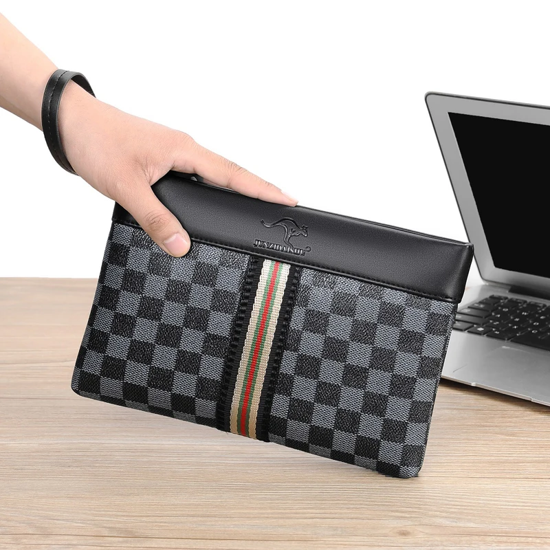 New High-Quality Plaid Iarge-Capacity Hand Bag Multi-Functional Fashionable Envelope Bag Sacoche Homme Crossbody Bags Cумка
New High-Quality Plaid Iarge-Capacity Hand Bag Multi-Functional Fashionable Envelope Bag Sacoche Homme Crossbody Bags Cумка