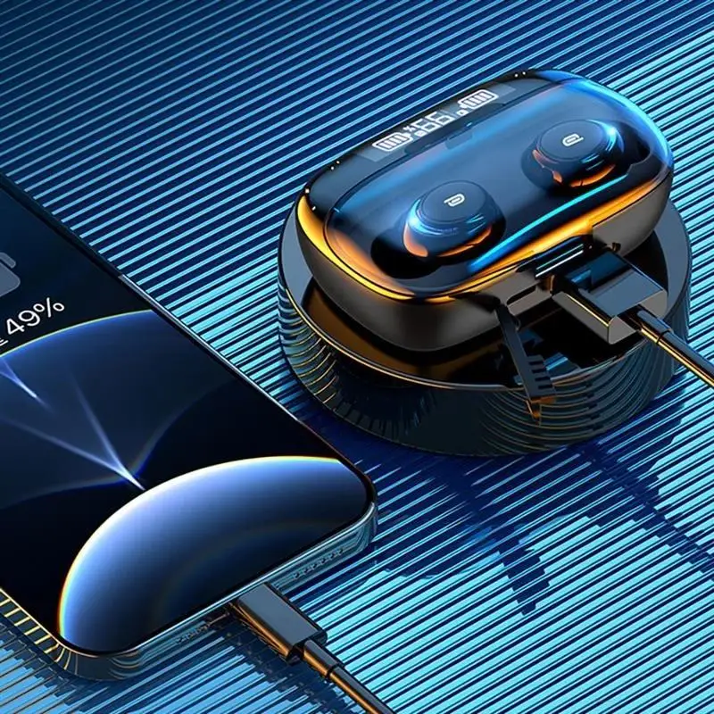 M-U8 Bluetooth 5 0 наушники TWS 9D Стерео шумоподавление водонепроницаемый цифровой
