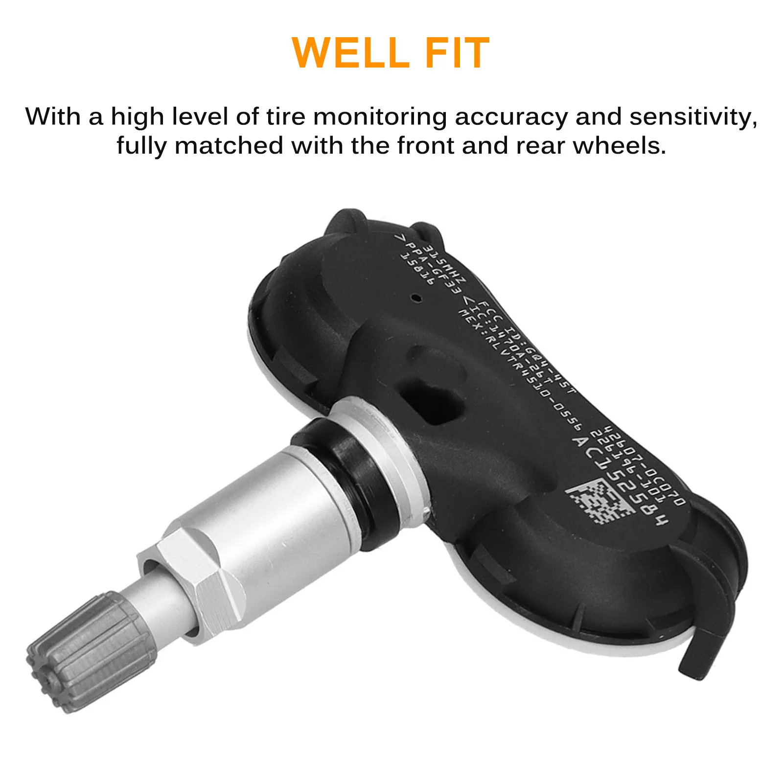 TPMS SENSOR FOR 2008-2018 TOYOTA SIENNA TUNDRA SENQUOIA 315MHz TIRE PRESSURE SENSOR TOYOTA 42607-0C080 42607-0C070 42607-0C040
TPMS SENSOR FOR 2008-2018 TOYOTA SIENNA TUNDRA SENQUOIA 315MHz TIRE PRESSURE SENSOR TOYOTA 42607-0C080 42607-0C070 42607-0C040