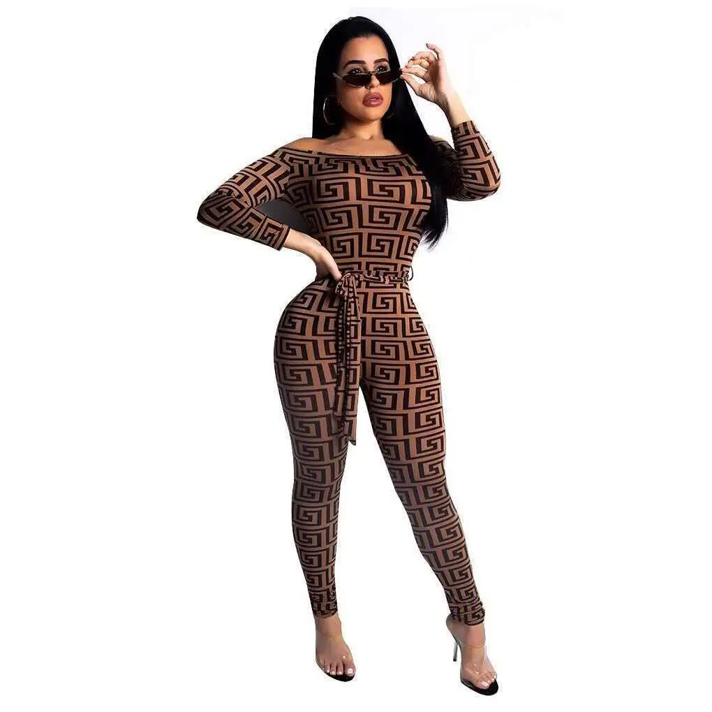 2022 fashion women new spring street Sexy casual style jumpsuits long sleeve card shoulder sashes printed jumpsuits long pants
2022 fashion women new spring street Sexy casual style jumpsuits long sleeve card shoulder sashes printed jumpsuits long pants