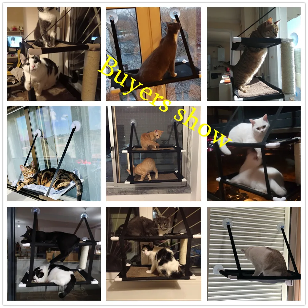 Cat Hammock Window Cat Sunny Seat Pet Waterproof Fabric Cat Bed Cat Climbing Sleeping Mattress Single Layer Double Bearing 20kg 
Cat Hammock Window Cat Sunny Seat Pet Waterproof Fabric Cat Bed Cat Climbing Sleeping Mattress Single Layer Double Bearing 20kg