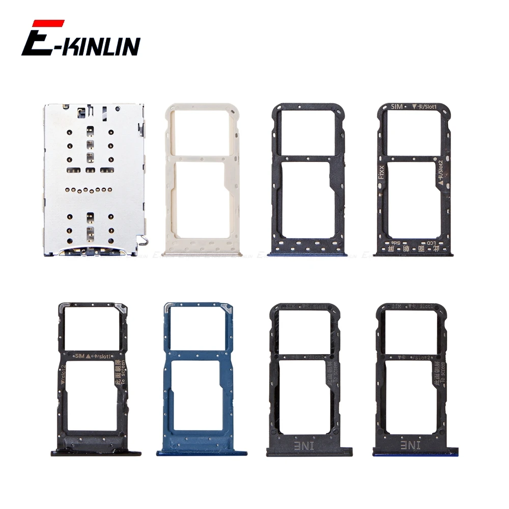 Sim Card / Micro SD Card Tray Socket Holder Slot Container Connector Adapter Reader Parts For HuaWei P Smart Plus 2019 2018
Sim Card / Micro SD Card Tray Socket Holder Slot Container Connector Adapter Reader Parts For HuaWei P Smart Plus 2019 2018