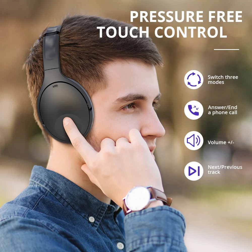 Apollo Q10 Bluetooth 5.0 Headphones Active Noise Cancelling Wireless Headset with100-hour Playtime,Touch/App Control
Apollo Q10 Bluetooth 5.0 Headphones Active Noise Cancelling Wireless Headset with100-hour Playtime,Touch/App Control