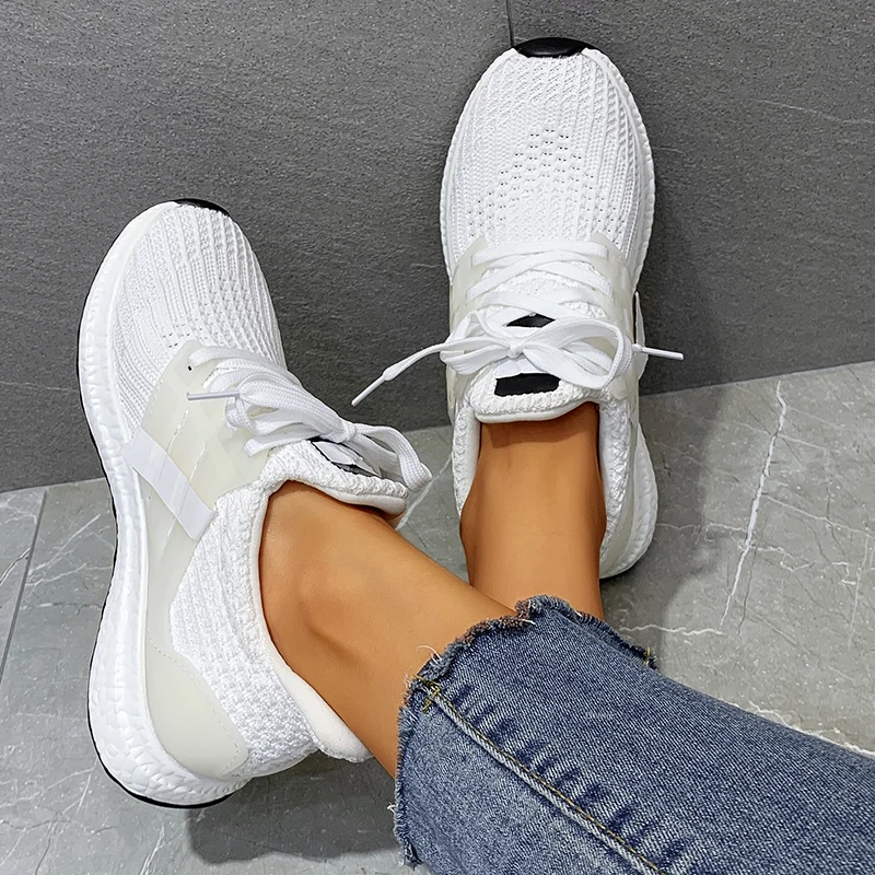 Women's Round-toe Flat Casual Shoes 2021 Summer New Mesh Breathable Sports Shoes Color Matching Lace-up Outdoor Walking Shoes
Women's Round-toe Flat Casual Shoes 2021 Summer New Mesh Breathable Sports Shoes Color Matching Lace-up Outdoor Walking Shoes