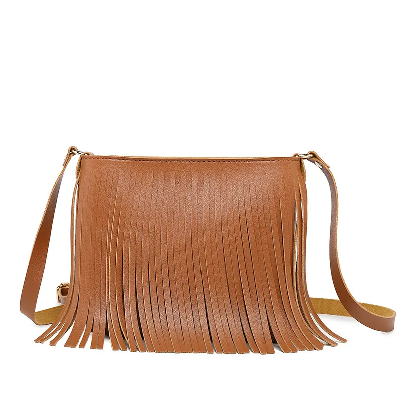 21 New Fashion Personality Tassel Pu Shoulder Bag Messenger Small Square Bag Mobile Phone Bag Female Bag Foreign Trade
21 New Fashion Personality Tassel Pu Shoulder Bag Messenger Small Square Bag Mobile Phone Bag Female Bag Foreign Trade